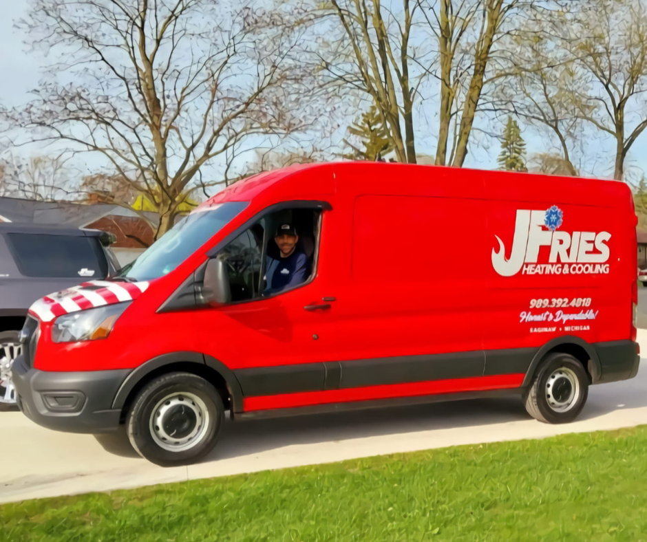 J. Fries Truck J.Fries Heating & Cooling Truck